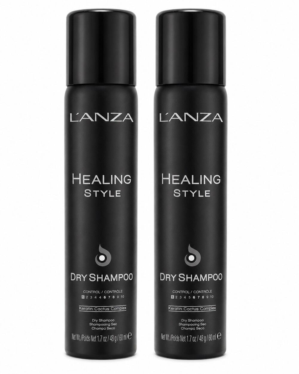 2x L’ANZA Healing Style Dry Shampoo 1.7 oz 48g 60ml Travel Size
